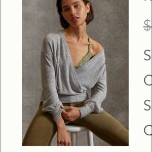 Anthropologie rocio surplus top